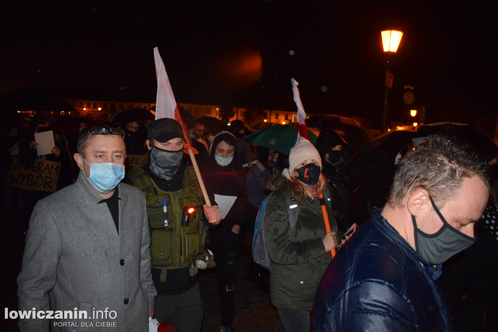 Piątkowy protest w Łowiczu