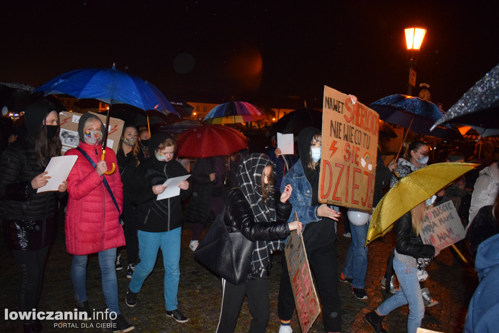 Piątkowy protest w Łowiczu