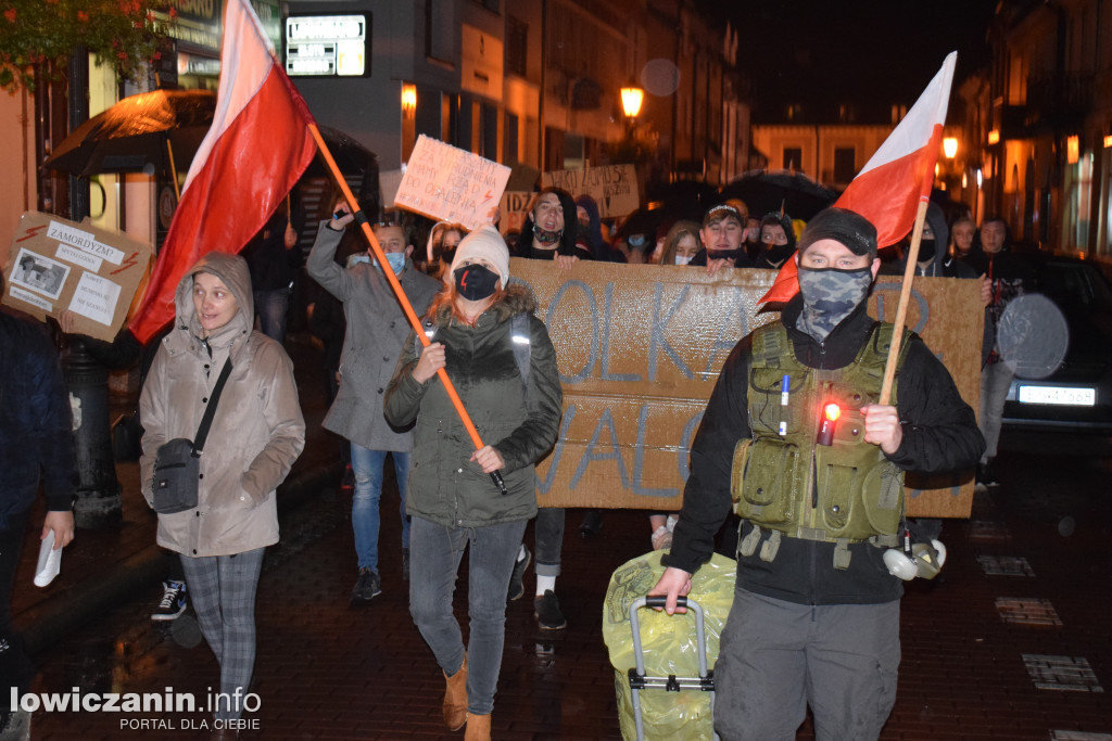 Piątkowy protest w Łowiczu