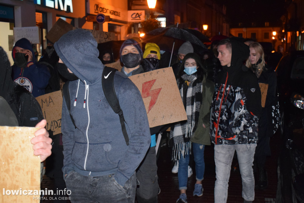 Piątkowy protest w Łowiczu
