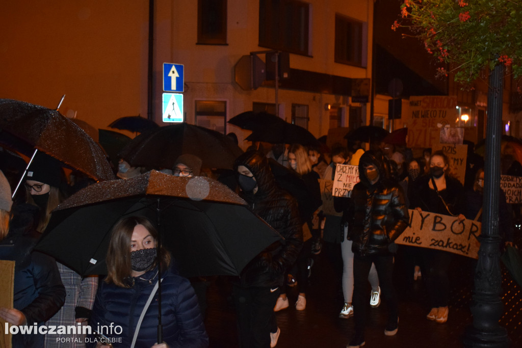 Piątkowy protest w Łowiczu