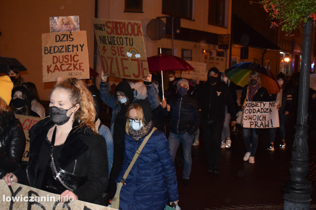 Piątkowy protest w Łowiczu