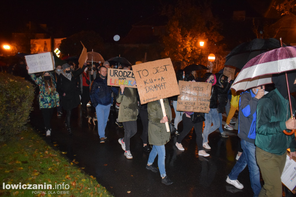 Piątkowy protest w Łowiczu