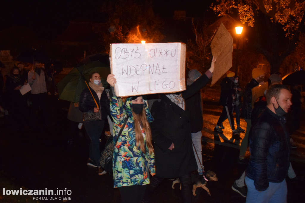 Piątkowy protest w Łowiczu