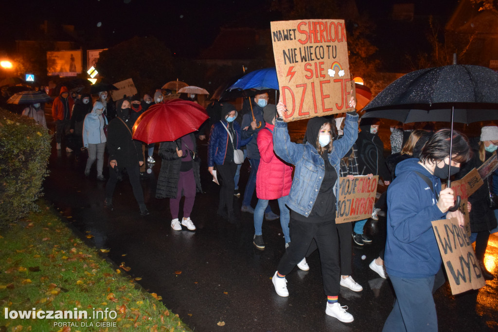 Piątkowy protest w Łowiczu
