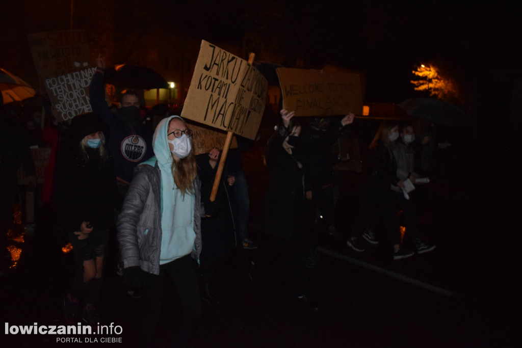 Piątkowy protest w Łowiczu
