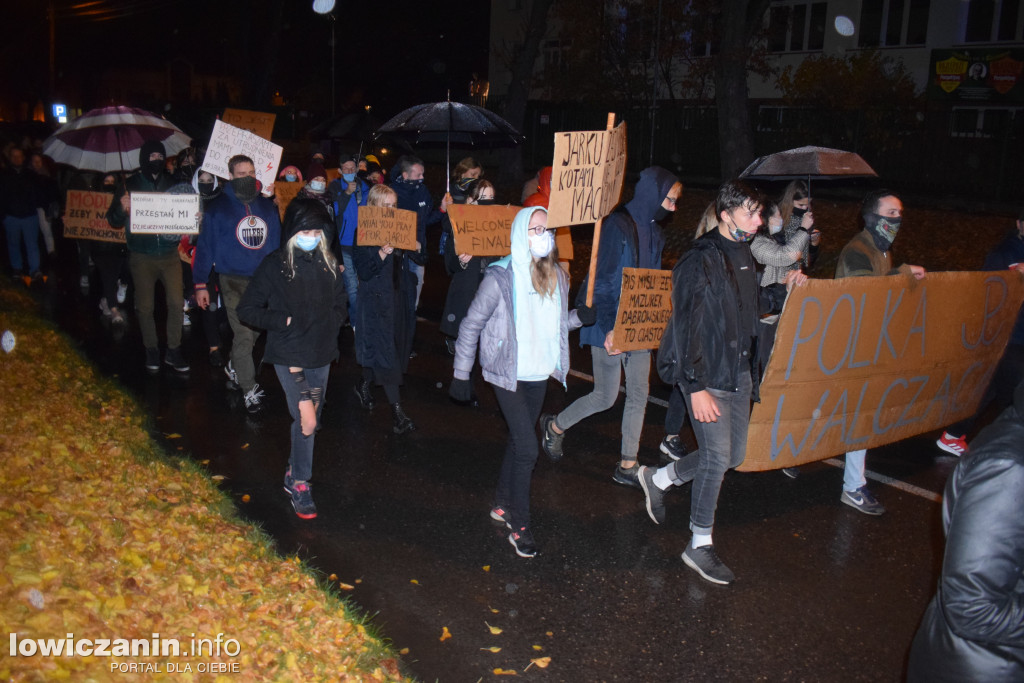 Piątkowy protest w Łowiczu