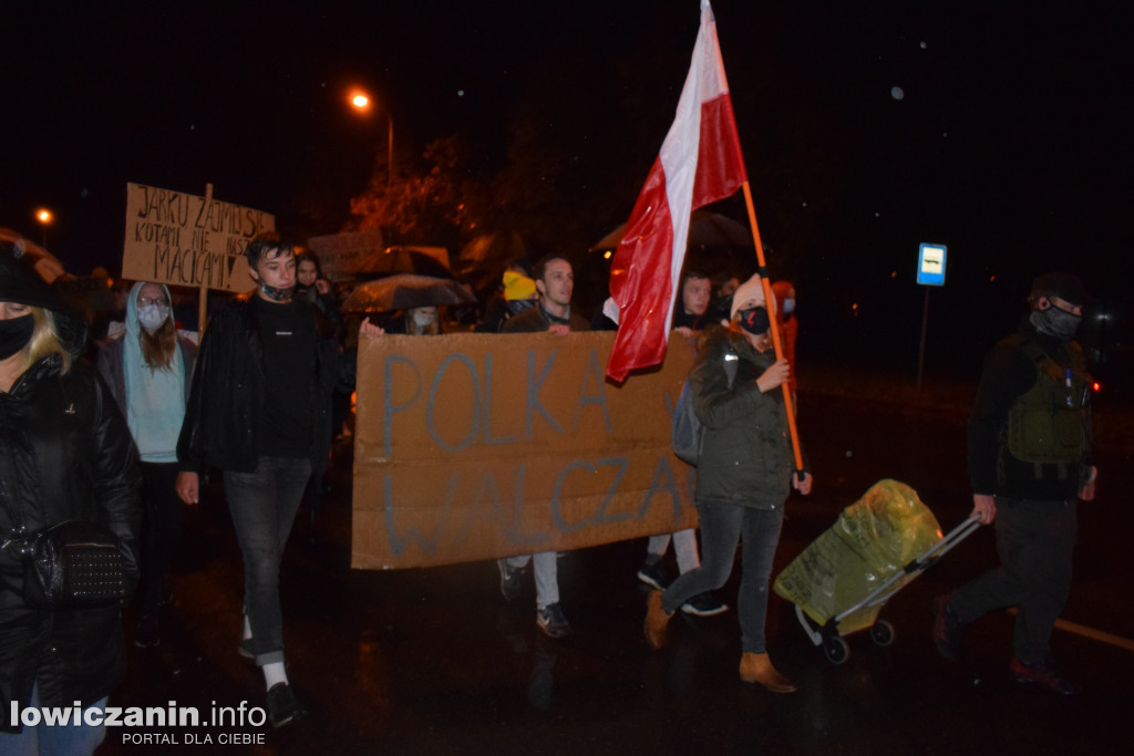 Piątkowy protest w Łowiczu