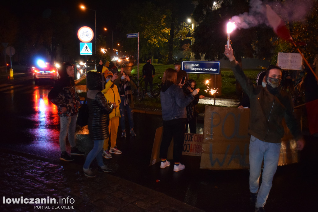 Piątkowy protest w Łowiczu