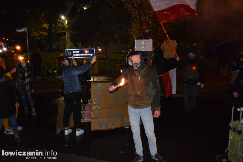 Piątkowy protest w Łowiczu