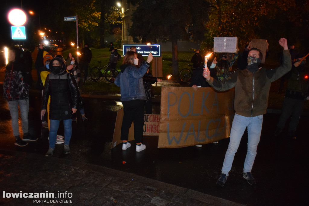 Piątkowy protest w Łowiczu