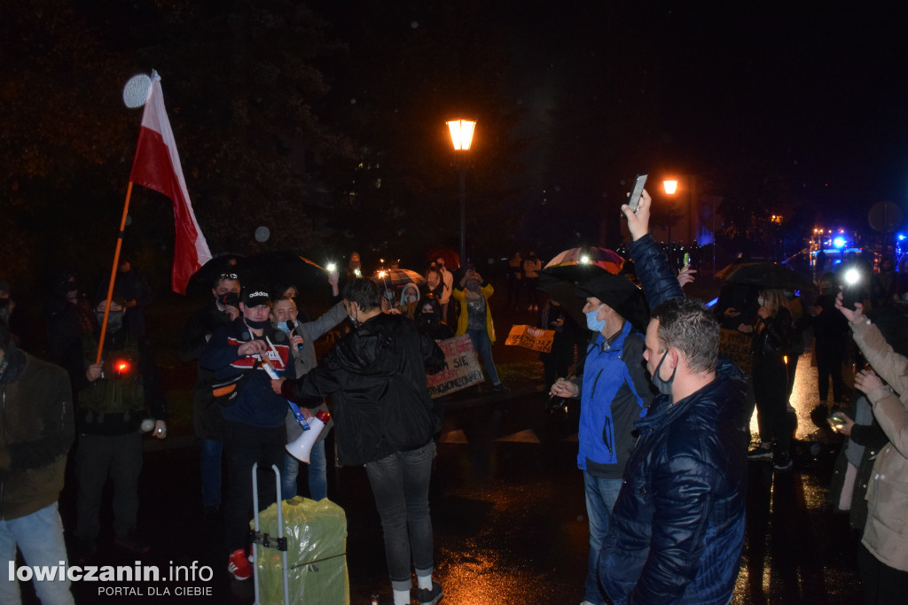 Piątkowy protest w Łowiczu