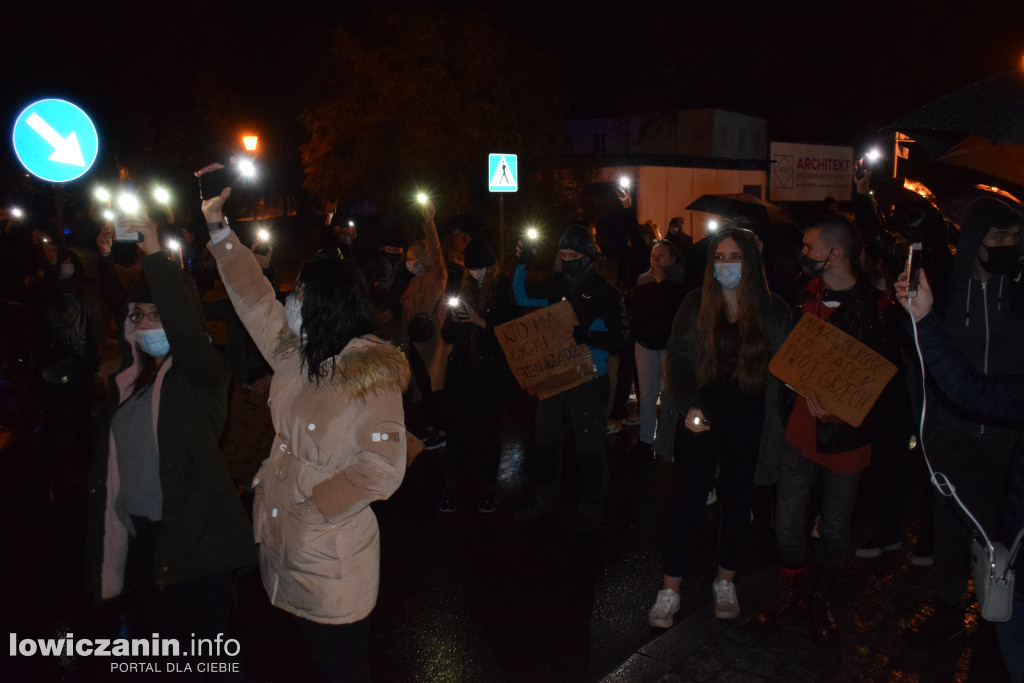 Piątkowy protest w Łowiczu