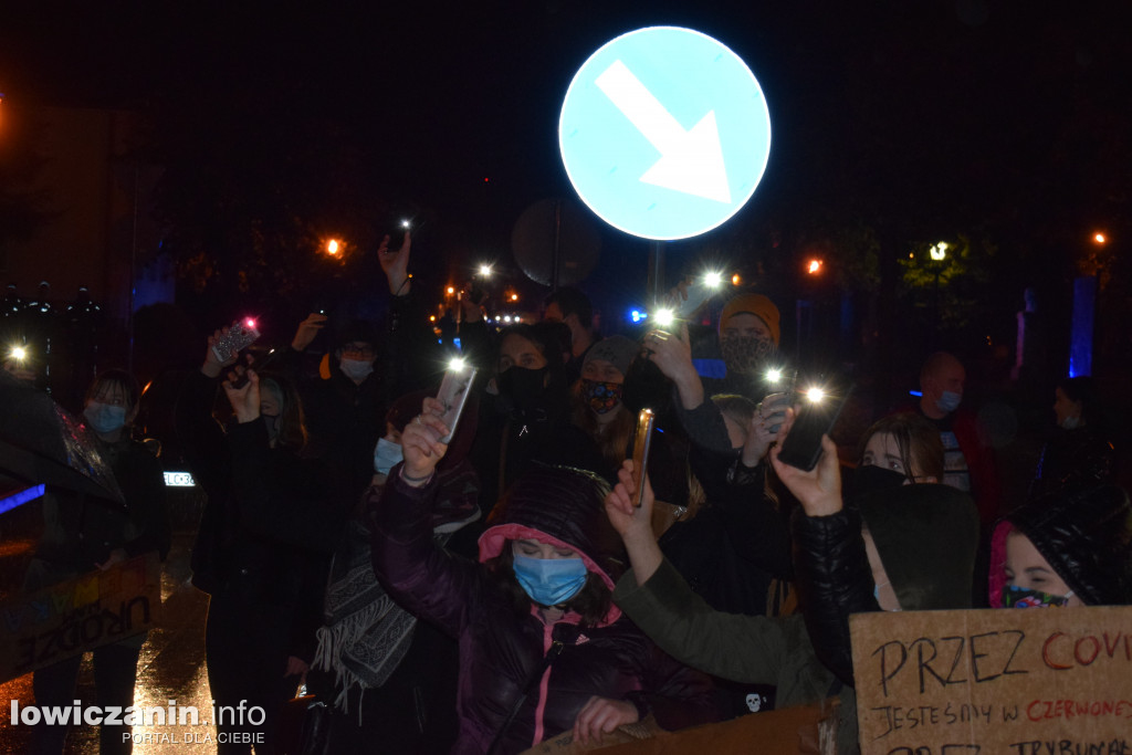 Piątkowy protest w Łowiczu