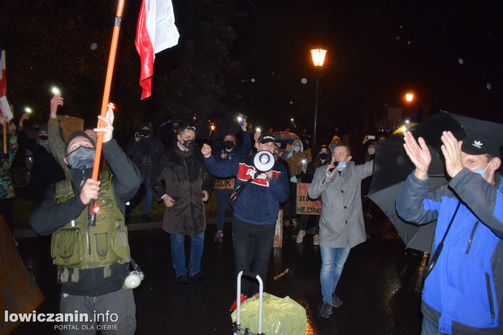Piątkowy protest w Łowiczu