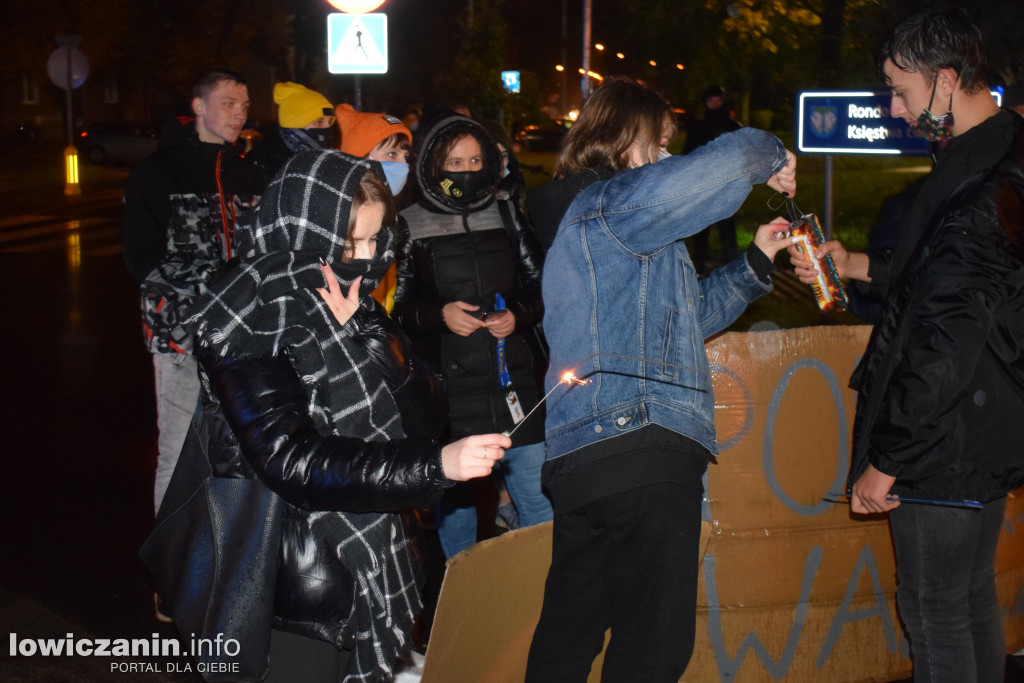 Piątkowy protest w Łowiczu