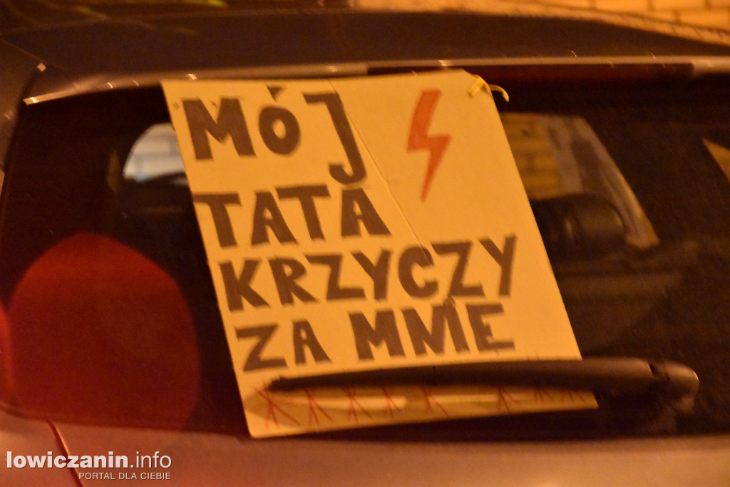 Zmotoryzowany protest przejechał ulicami Łowicza