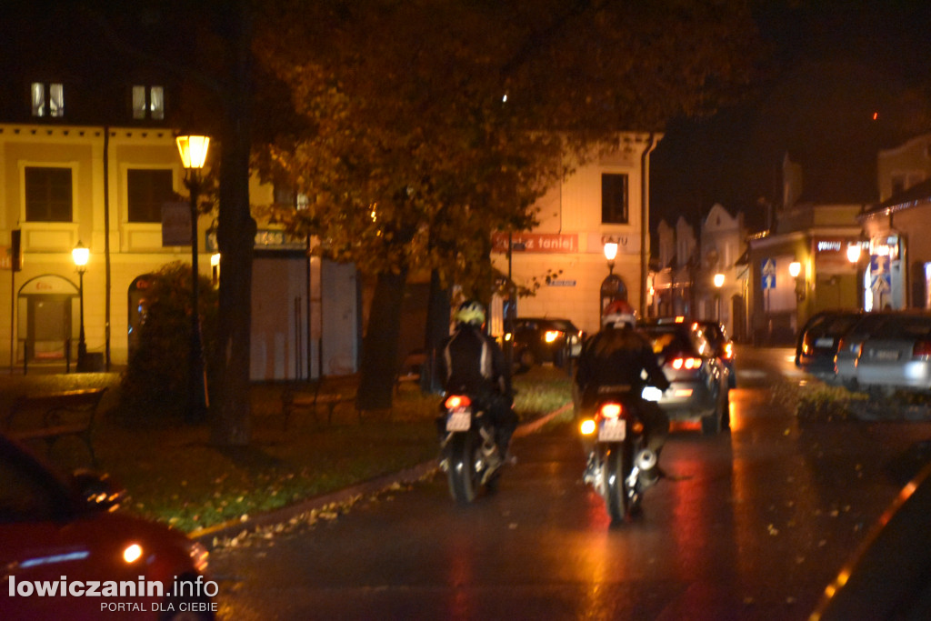 Zmotoryzowany protest przejechał ulicami Łowicza