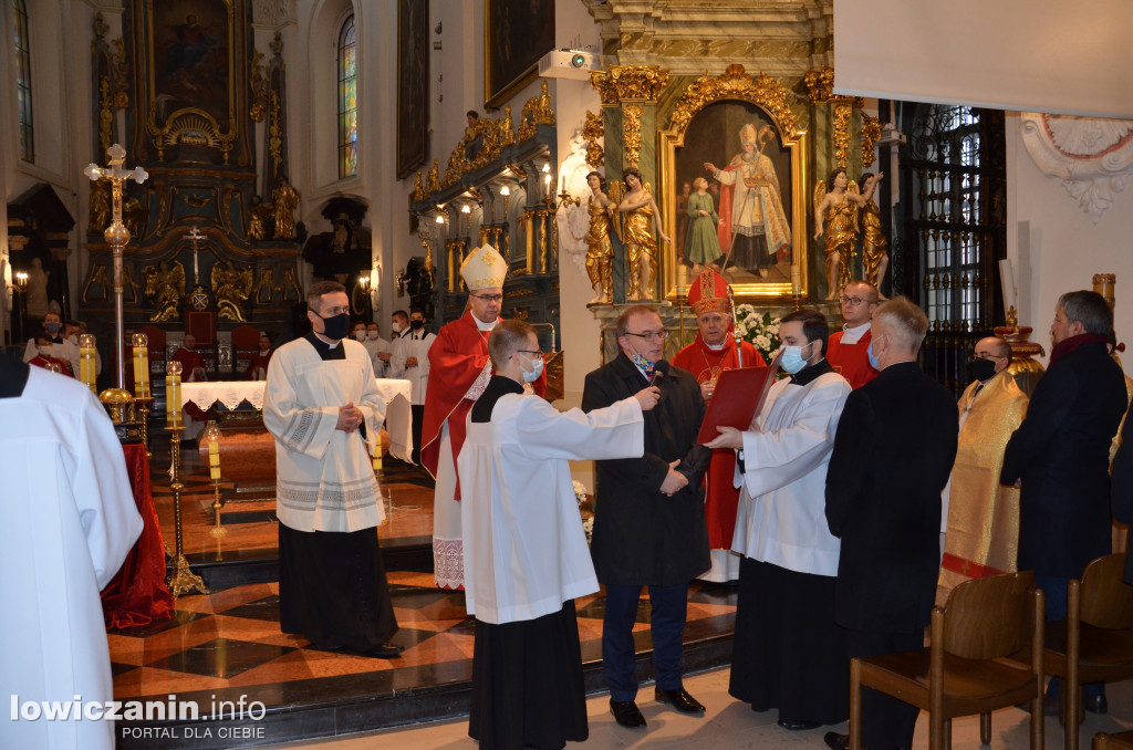 Uroczystość patronki Łowicza w murach katedry