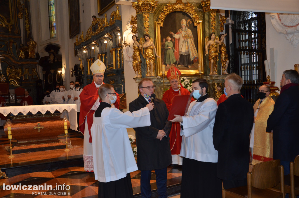 Uroczystość patronki Łowicza w murach katedry