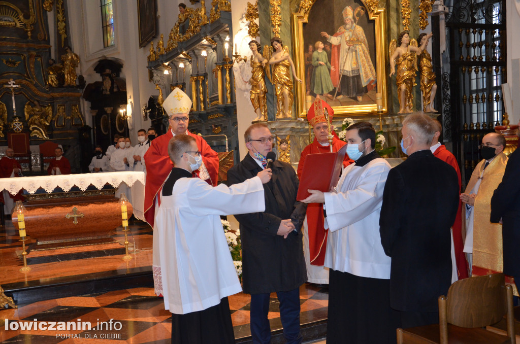Uroczystość patronki Łowicza w murach katedry