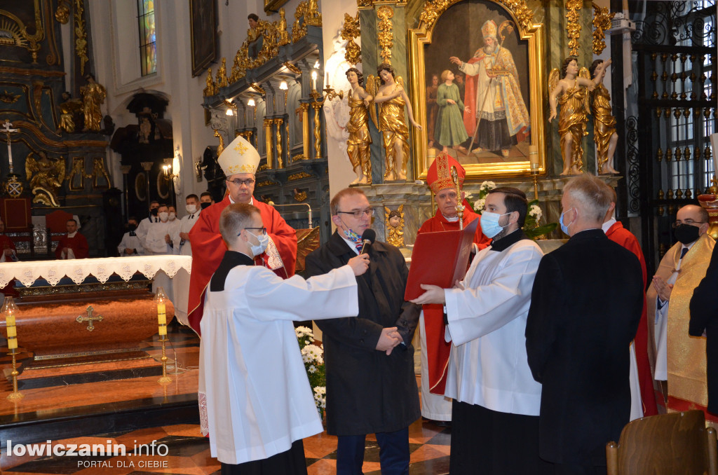 Uroczystość patronki Łowicza w murach katedry