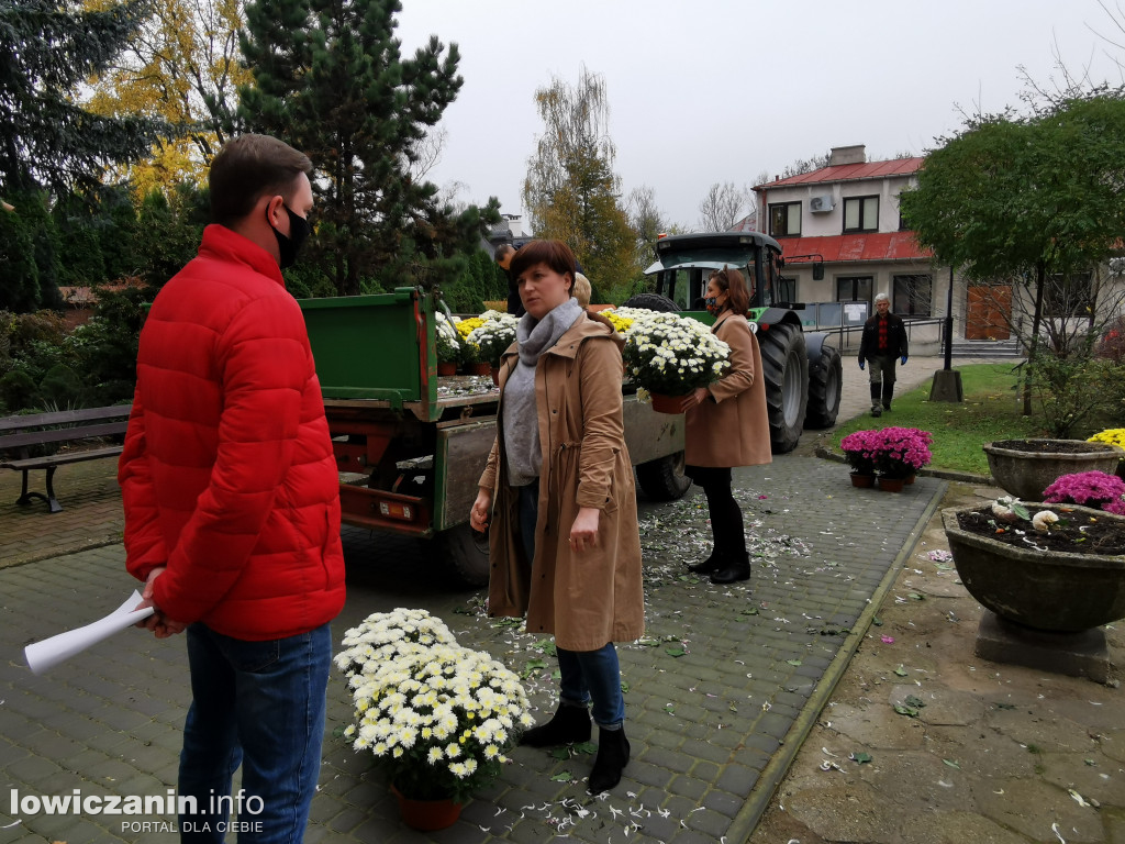 Kwiaty rozchodzą się w mgnieniu oka