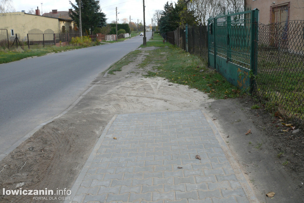 Oddano chodnik przy ul. Targowej w Głownie