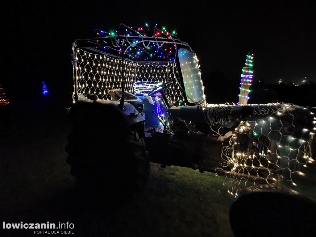 Piękne iluminacje świąteczne przy ul. Małszyce