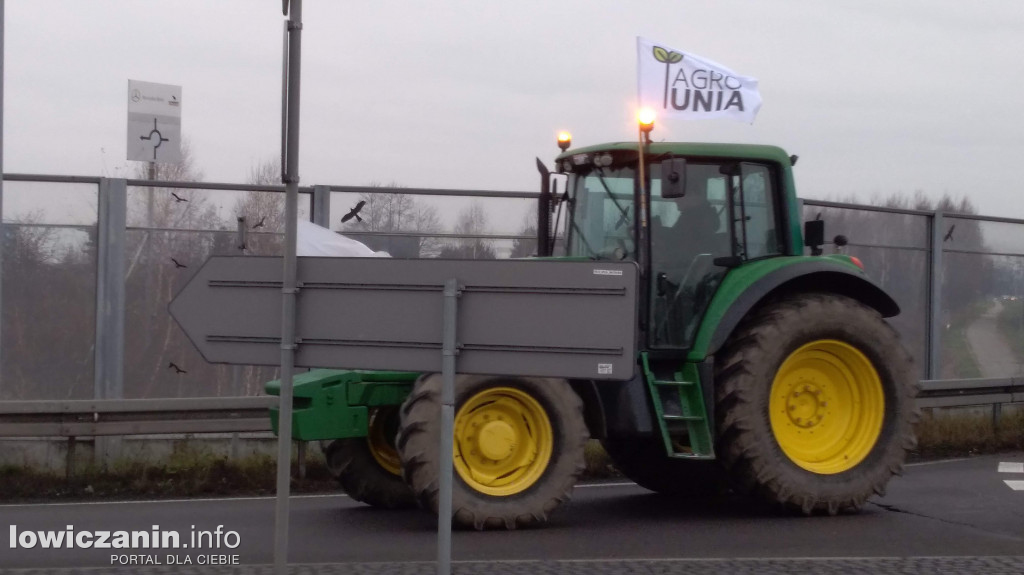 Protest rolników w Strykowie!