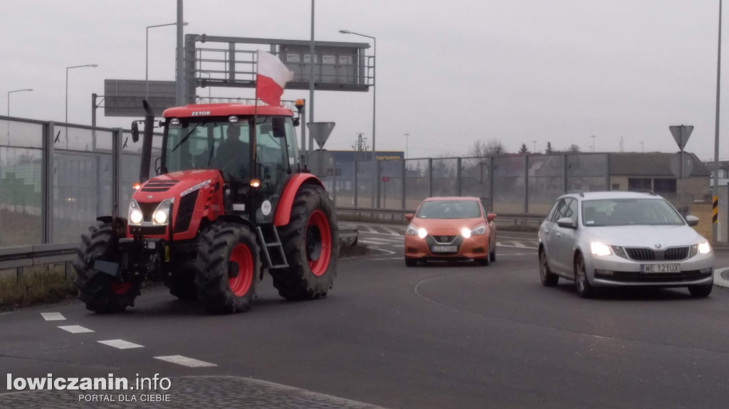 Protest rolników w Strykowie!
