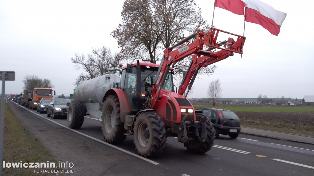 Protest rolników w Strykowie!