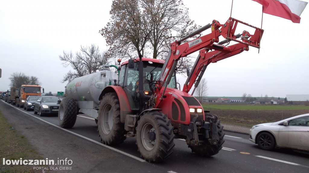 Protest rolników w Strykowie!