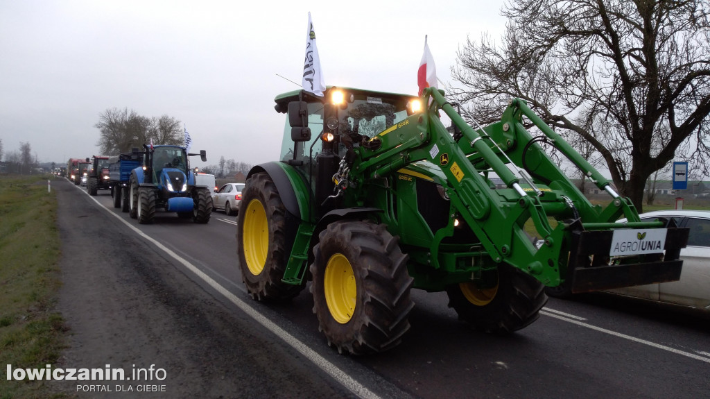 Protest rolników w Strykowie!