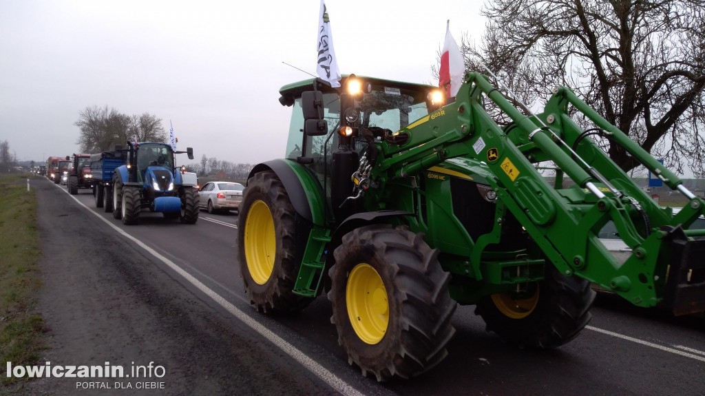 Protest rolników w Strykowie!