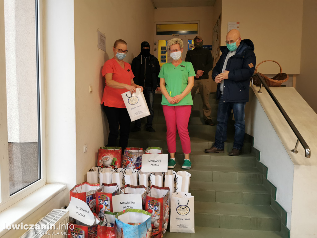 Myśliwska paczka dla małych pacjentów szpitala