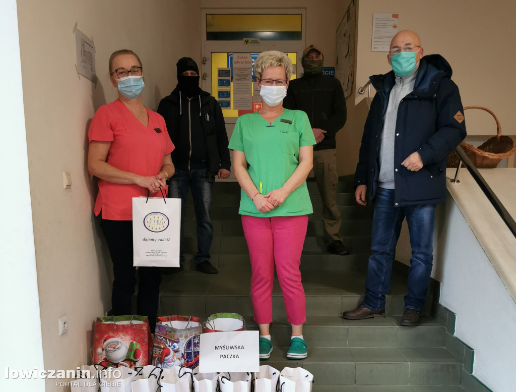 Myśliwska paczka dla małych pacjentów szpitala