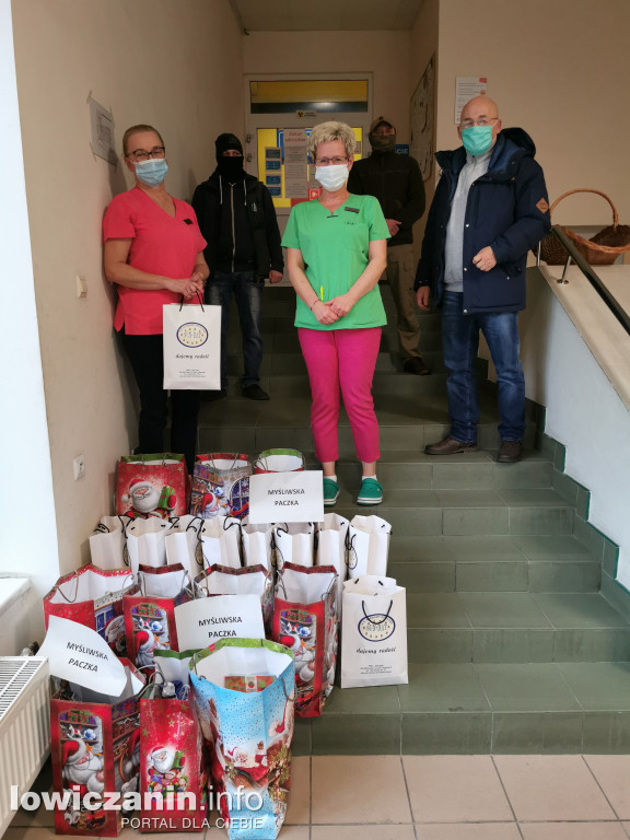 Myśliwska paczka dla małych pacjentów szpitala