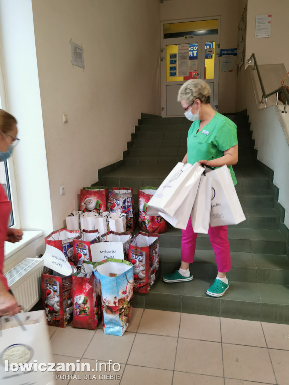 Myśliwska paczka dla małych pacjentów szpitala