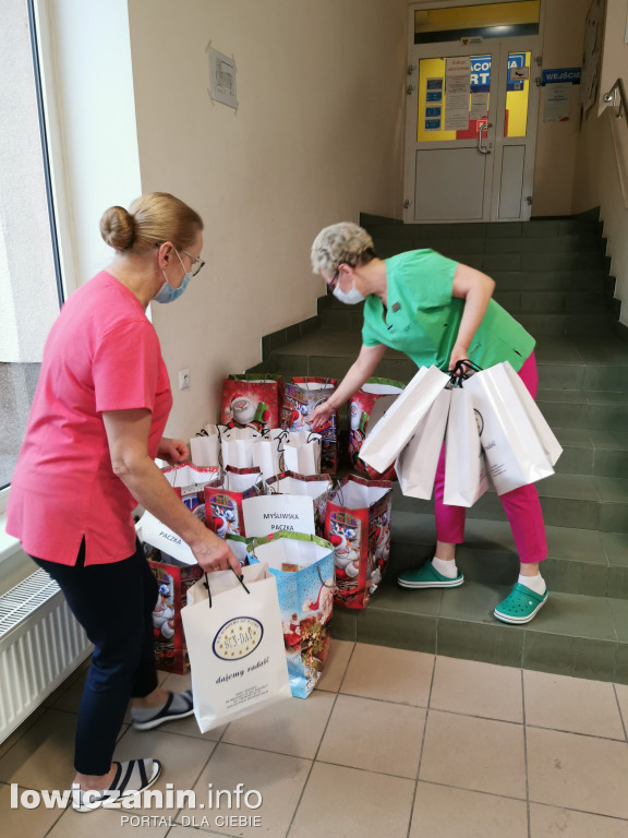 Myśliwska paczka dla małych pacjentów szpitala