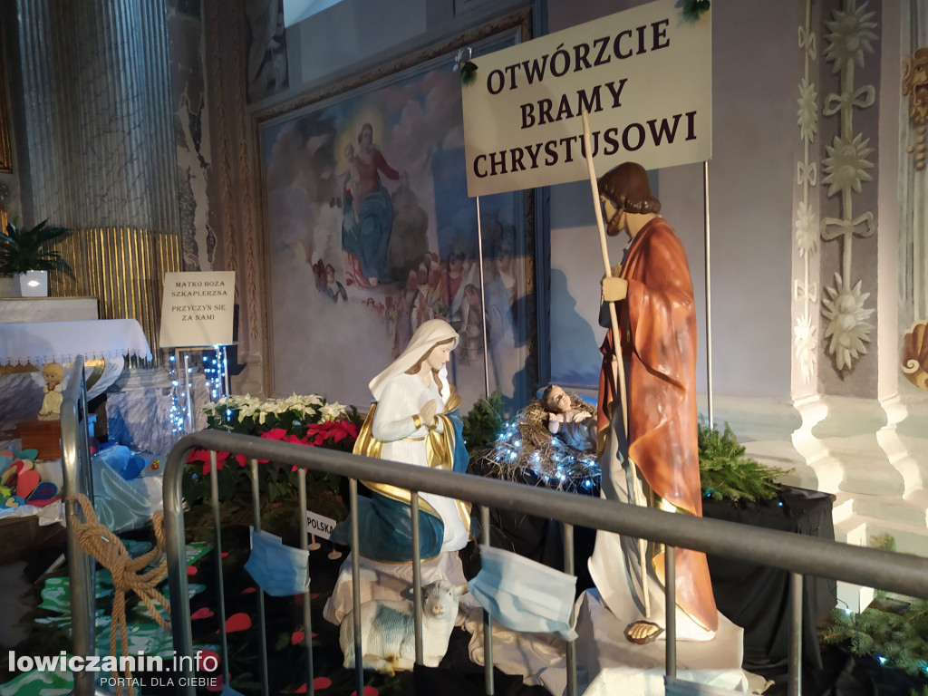 Szopki w łowickich kościołach