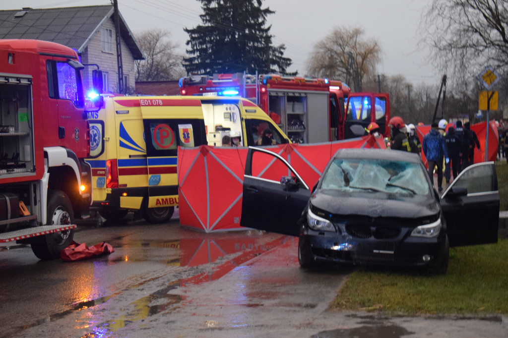 Tragiczny wypadek w Złakowie Kościelnym