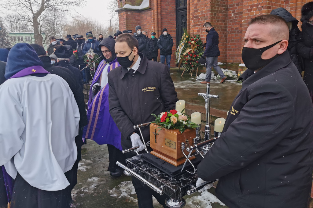 Pogrzeb śp. Edwarda Gnata