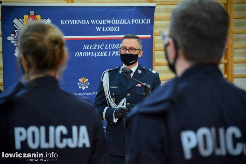 Nowi funkcjonariusze w KPP Łowicz