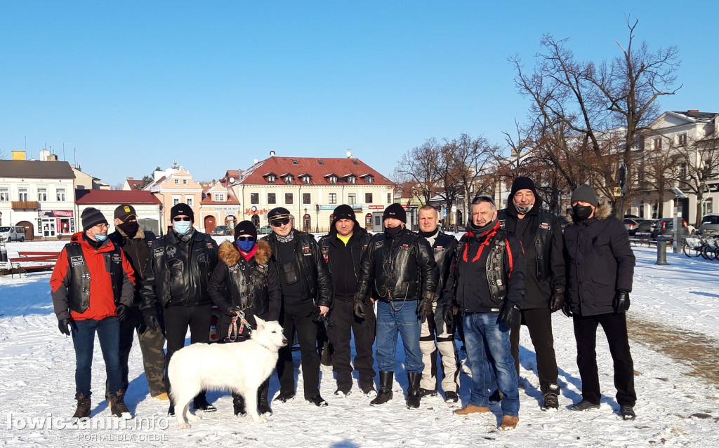 Łowicki Klub Motocyklowy No.16 też zagrał z WOŚP