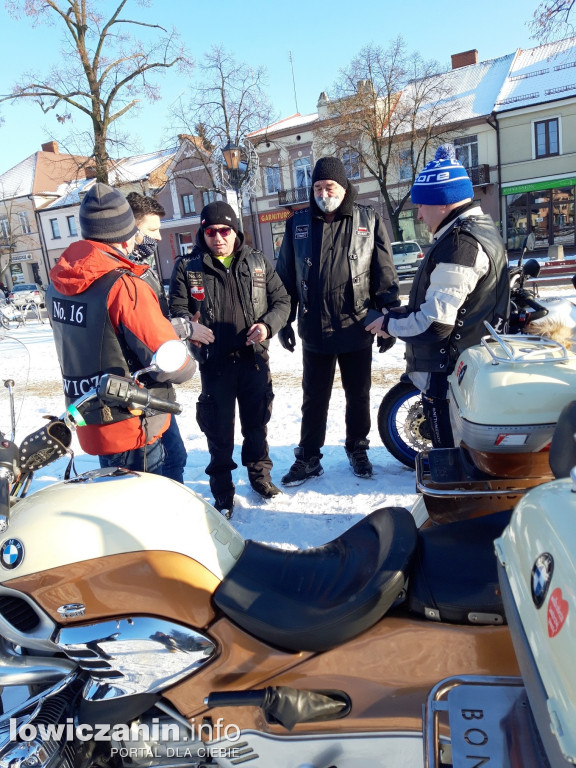 Łowicki Klub Motocyklowy No.16 też zagrał z WOŚP