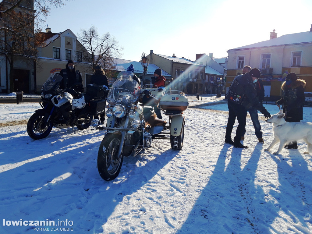 Łowicki Klub Motocyklowy No.16 też zagrał z WOŚP