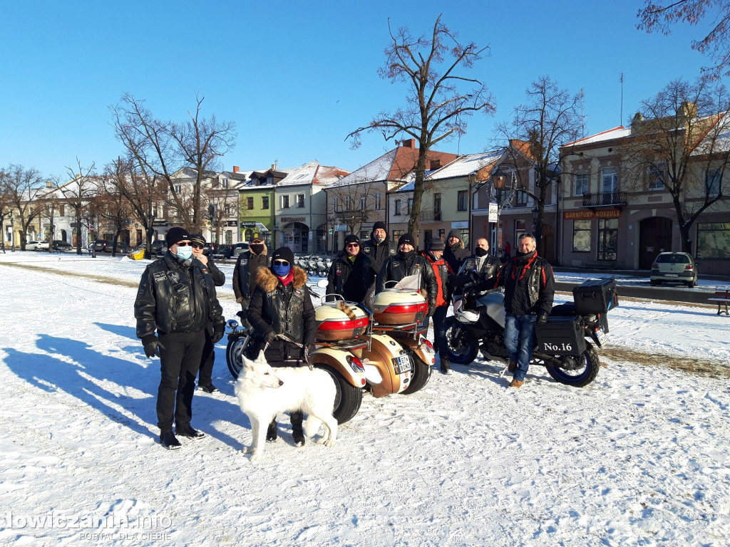 Łowicki Klub Motocyklowy No.16 też zagrał z WOŚP