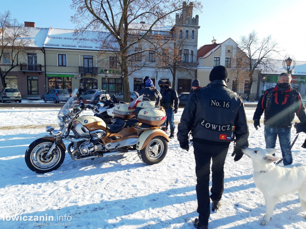 Łowicki Klub Motocyklowy No.16 też zagrał z WOŚP