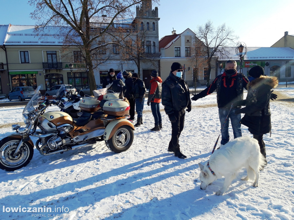 Łowicki Klub Motocyklowy No.16 też zagrał z WOŚP